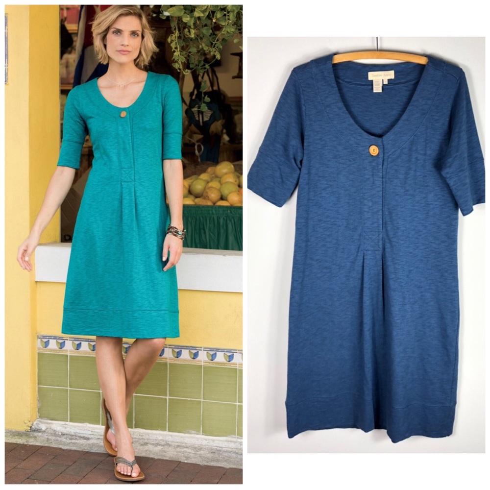 Territory Ahead Short Sleeve Casual Dress Blue 57